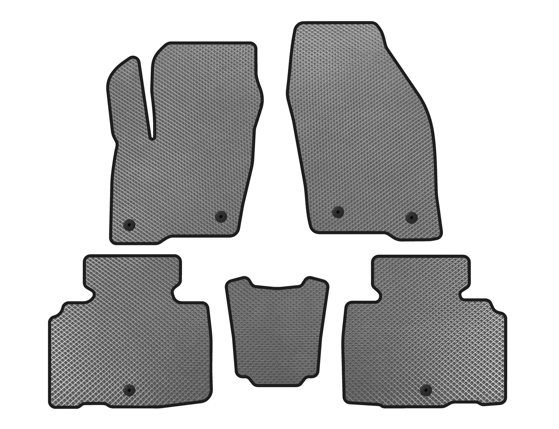 EVA Floor Mats (Gray) for Lincoln MKX 2015- - image 1