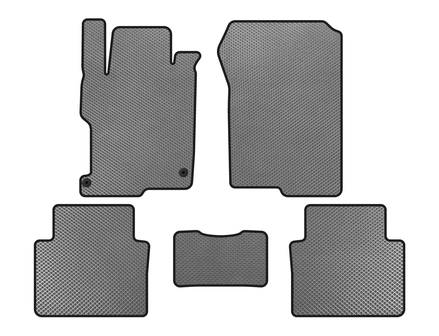 EVA Floor Mats (SD, Gray) for Honda Accord IX 2013-2017 - image 1
