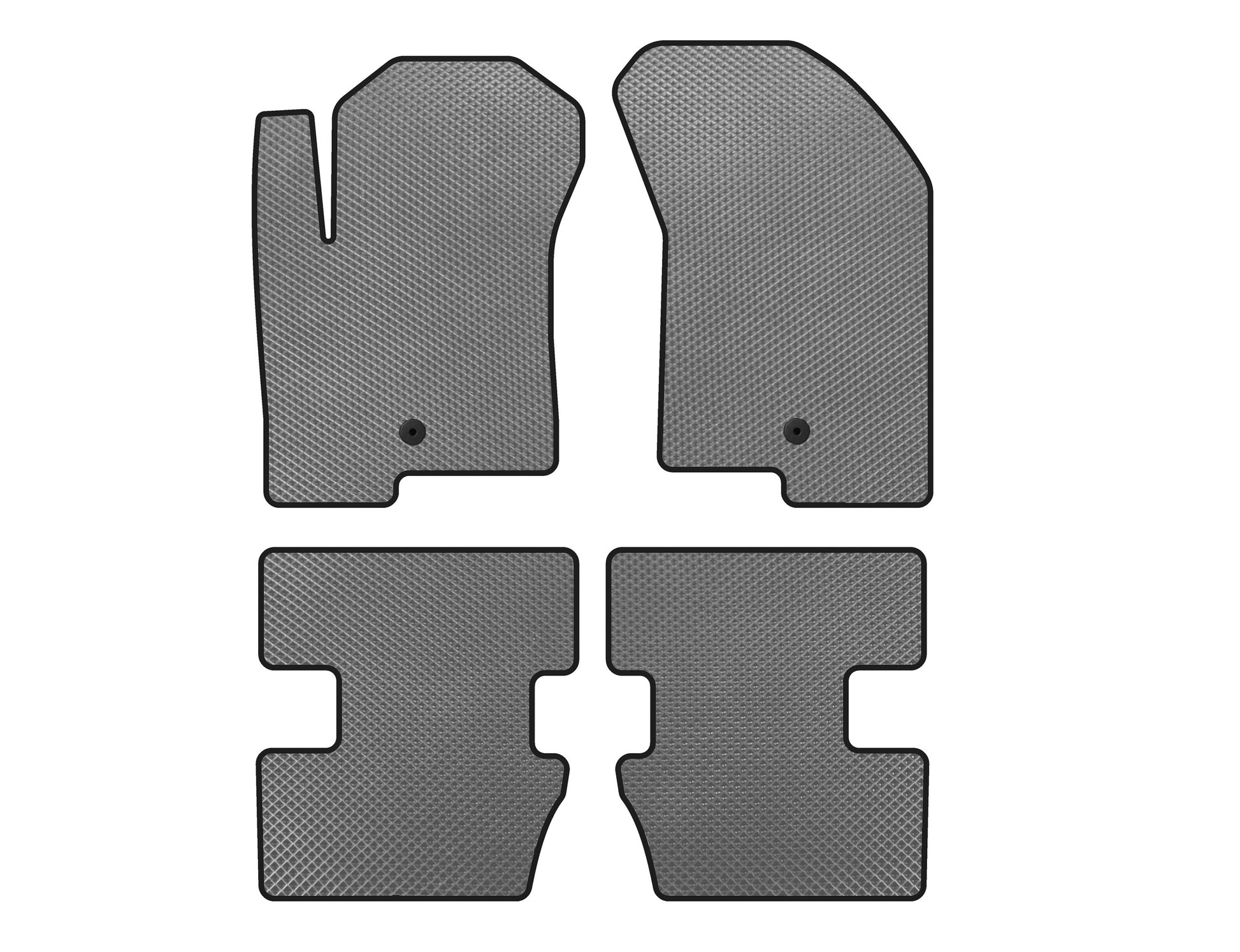 EVA Floor Mats (2006-2011, Gray) for Jeep Compass 2006-2016 - image 1