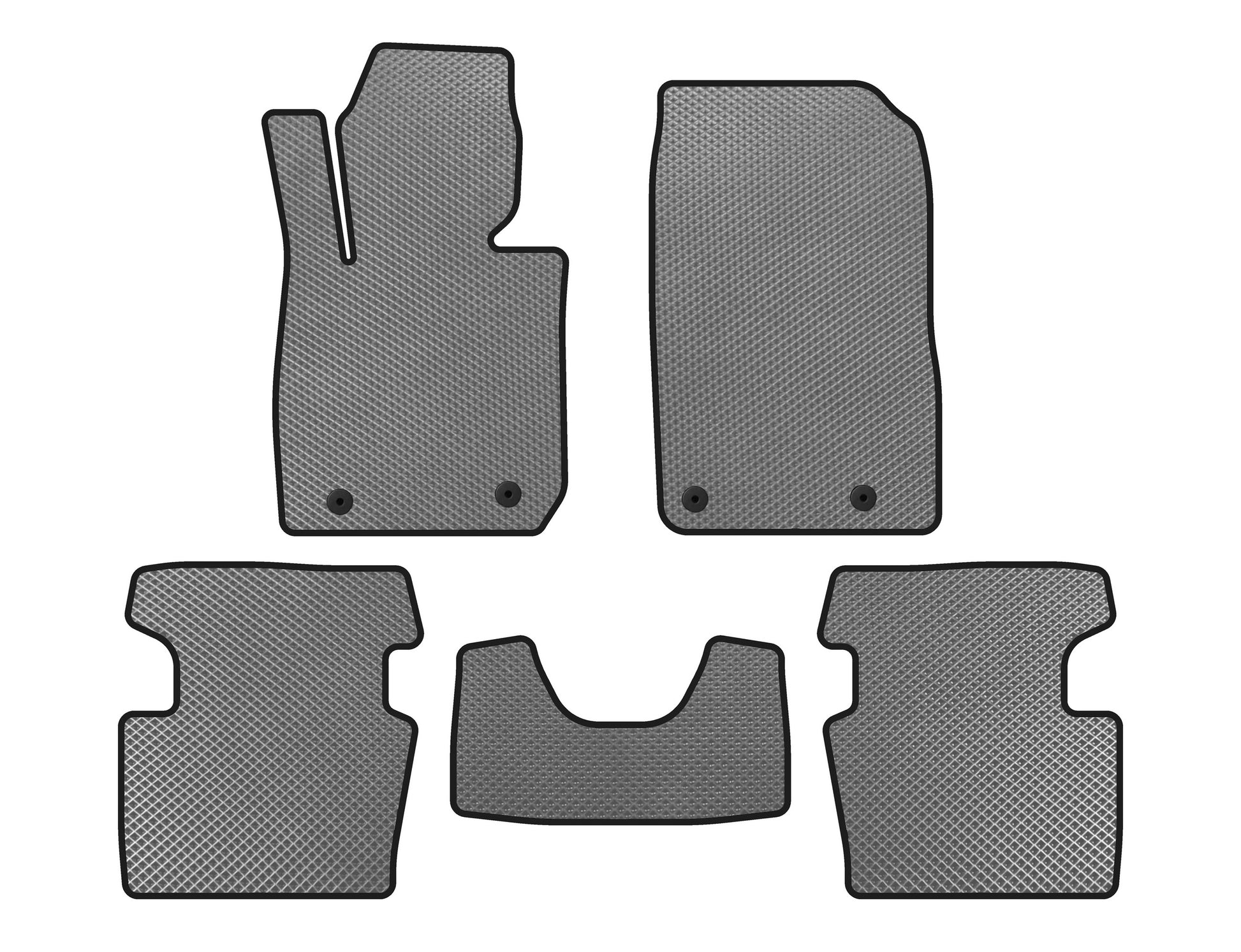 EVA Floor Mats (2018+, Gray) for Mazda CX-3 2015- - image 1