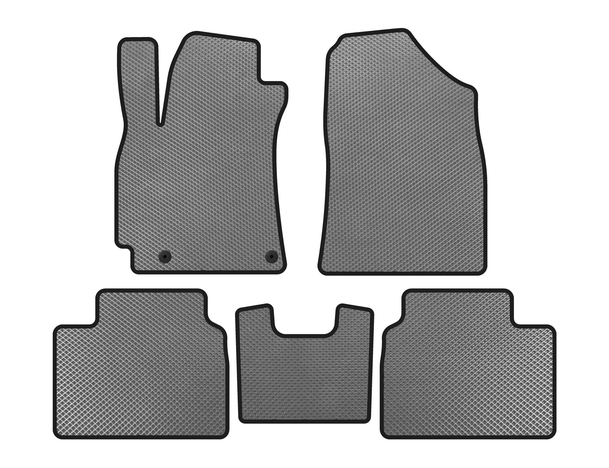 EVA Floor Mats (SD, Gray) for Hyundai Elantra (CN7) 2020- - image 1