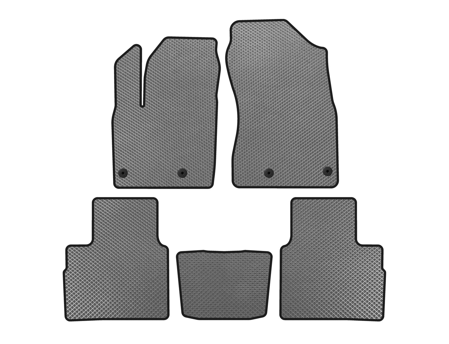 EVA Floor Mats (5-Seater, Gray) for Nissan X-trail T33/Rogue 2022- - image 1