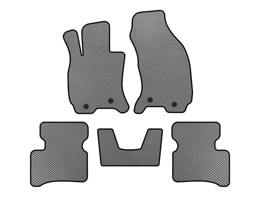 EVA Floor Mats (SD, Floor-Mounted Gas Pedal, Gray) for Jaguar X-Type 2001-2009 - image 1