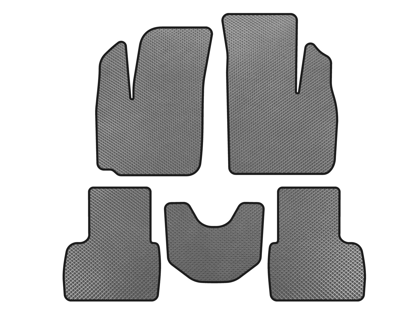 EVA Floor Mats (Gray) for Fiat Doblo I 2001-2005 - image 1