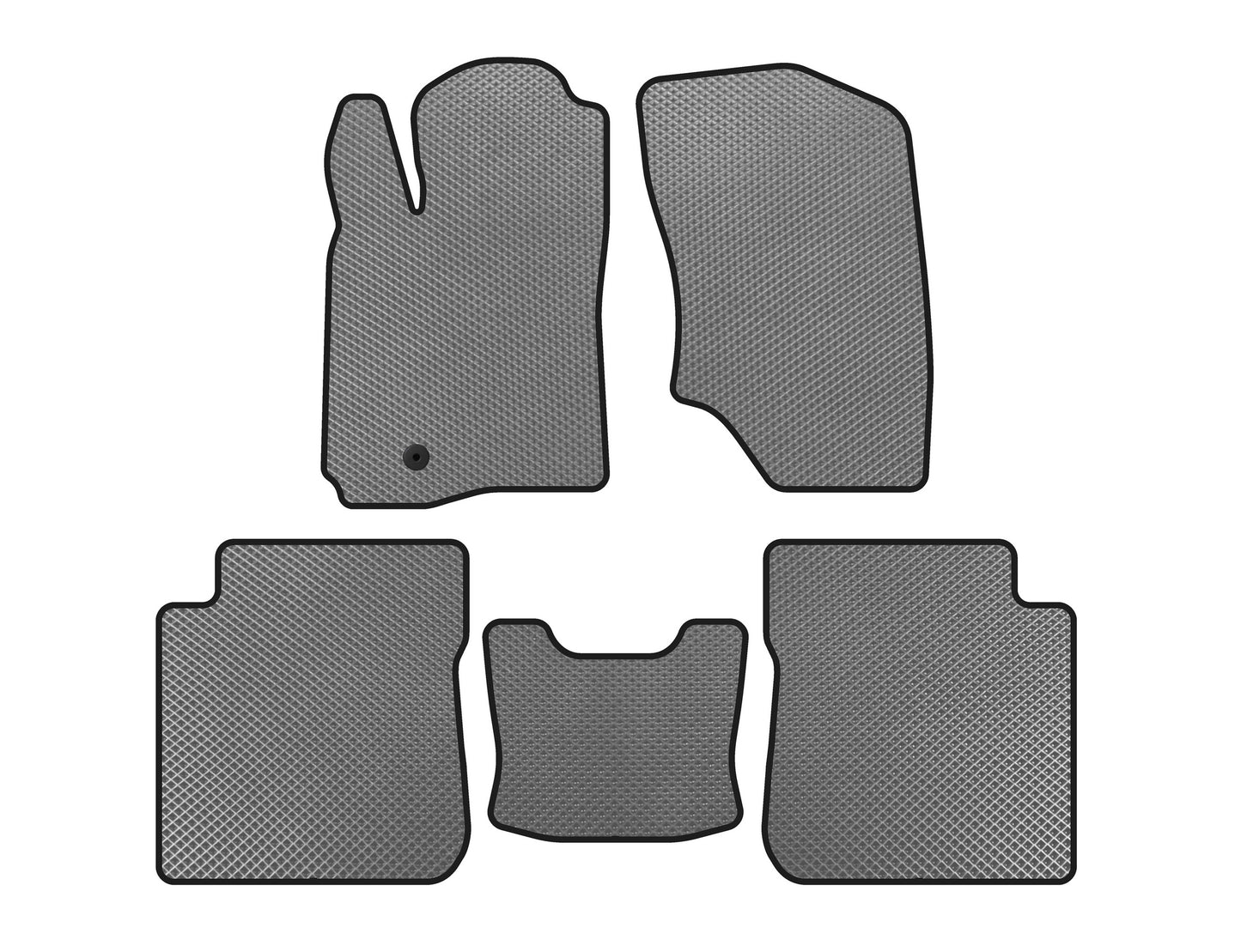 EVA Floor Mats (Gray) for Mitsubishi Outlander 2001-2006 - image 1