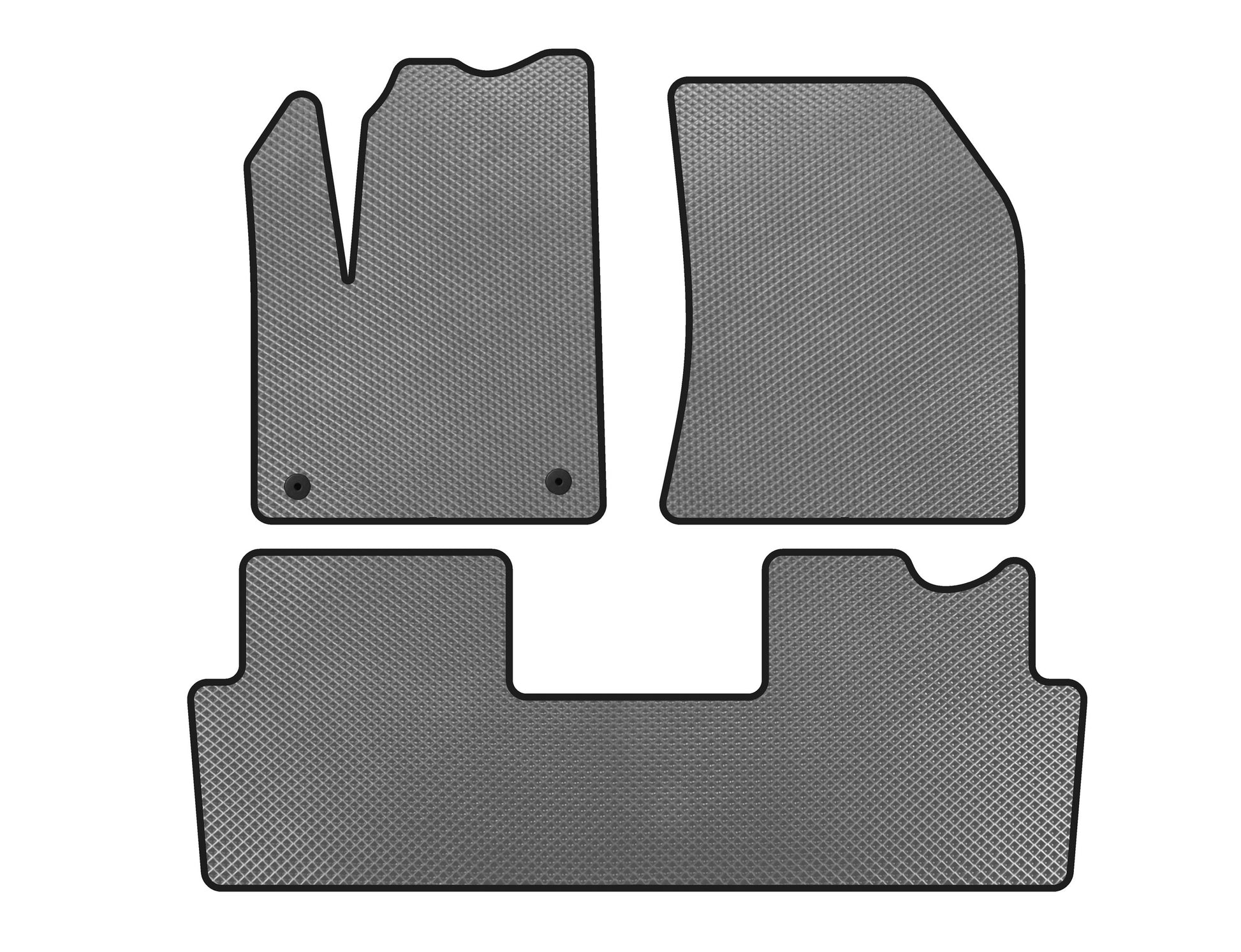 EVA Floor Mats (2018+, Gray) for Citroen DS-7 2017- - image 1