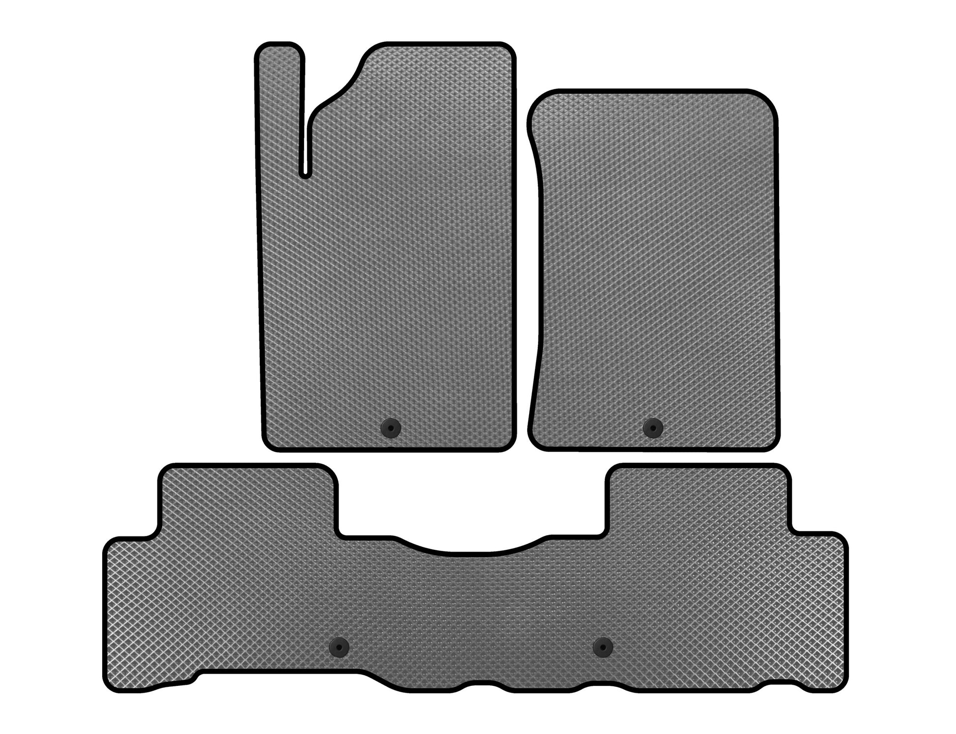 EVA Floor Mats (Gray) for SsangYong Rexton II 2017- - image 1