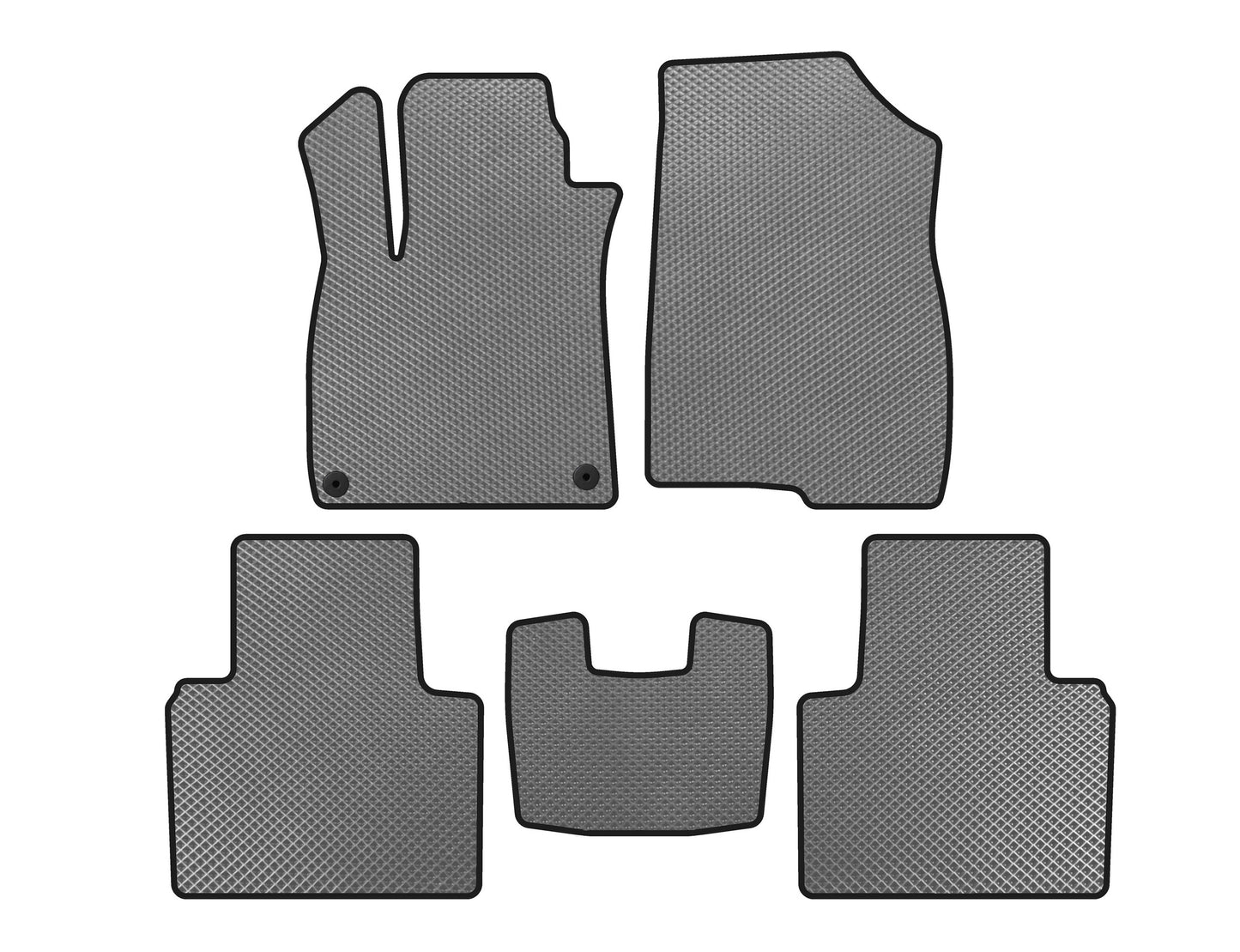 EVA Floor Mats (SD, Gray) for Honda Accord X 2017-2022 - image 1