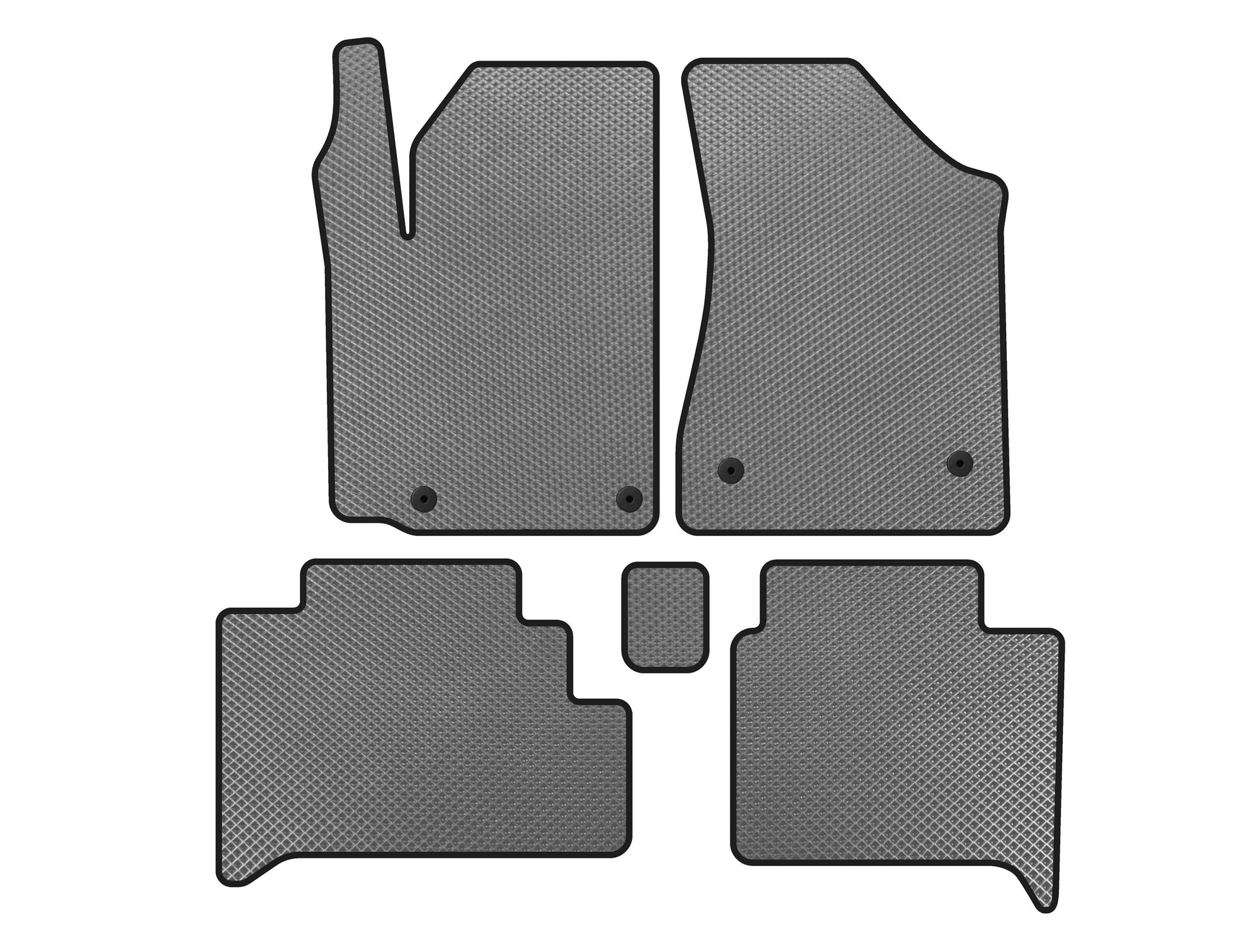 EVA Floor Mats (HB, Gray) for Geely GC-5 2010-2015 - image 1