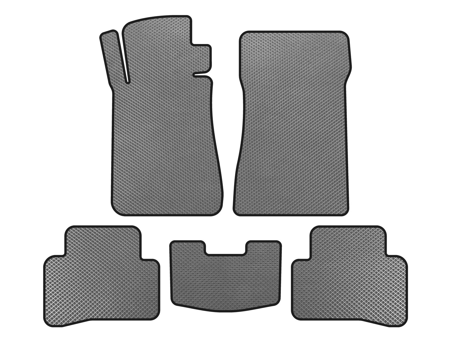 EVA Floor Mats (SD, Gray) for Mercedes C-class W202 1993-2001 - image 1