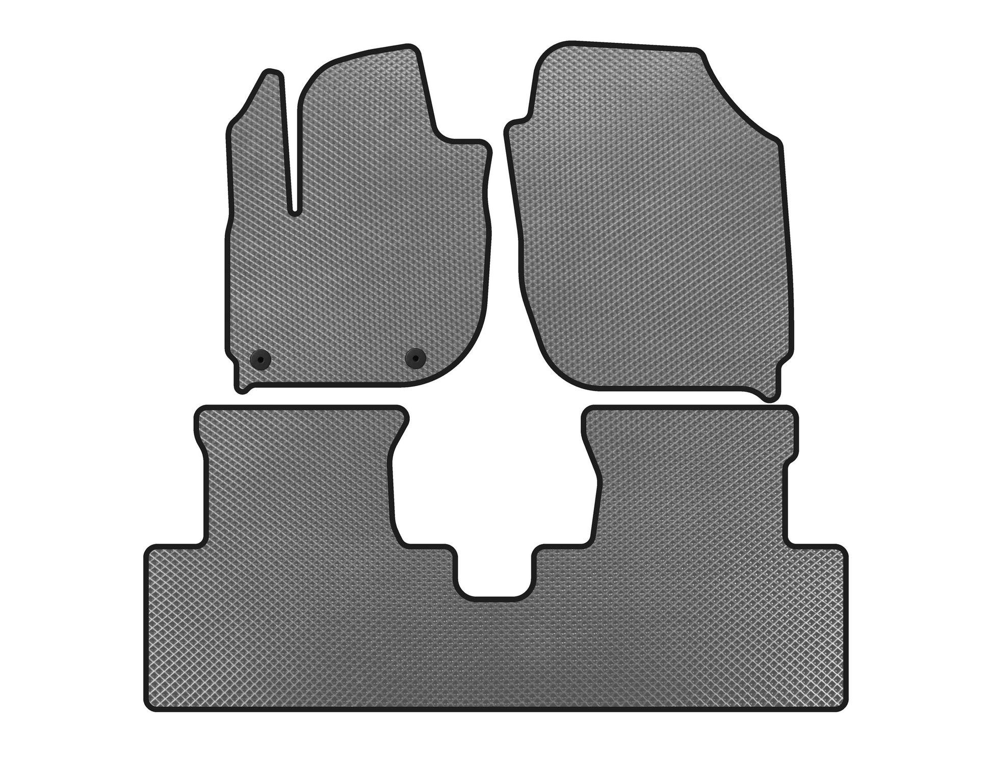 EVA Floor Mats (Electric, Gray) for Honda X-NV/Ciimo X-NV 2019- - image 1