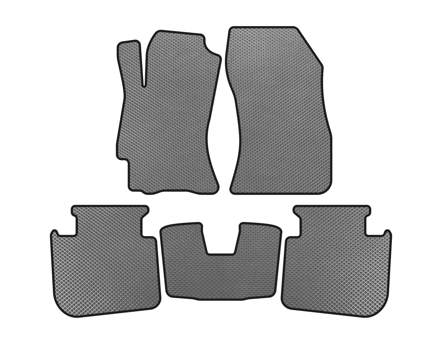 EVA Floor Mats (2009-2013, SD, Gray) for Subaru Legacy 2009-2014 - image 1