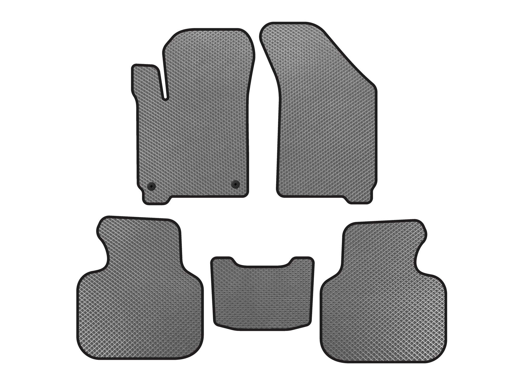 EVA Floor Mats (2008-2011, Gray) for Dodge Journey 2008-2020 - image 1
