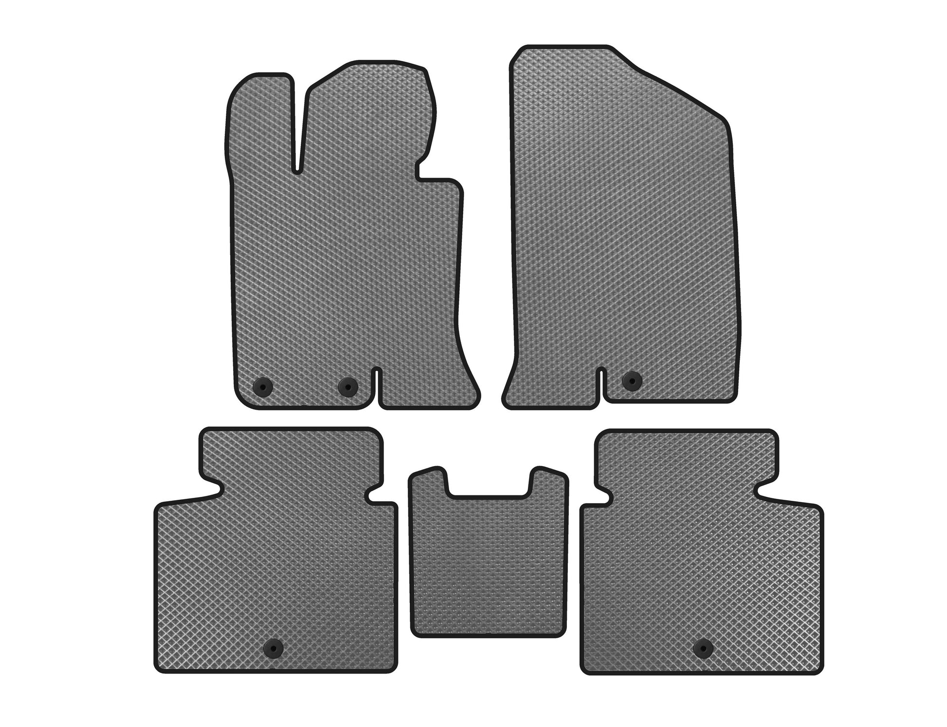 EVA mats (SD, Gray) for Kia Optima 2010-2016 - image 1