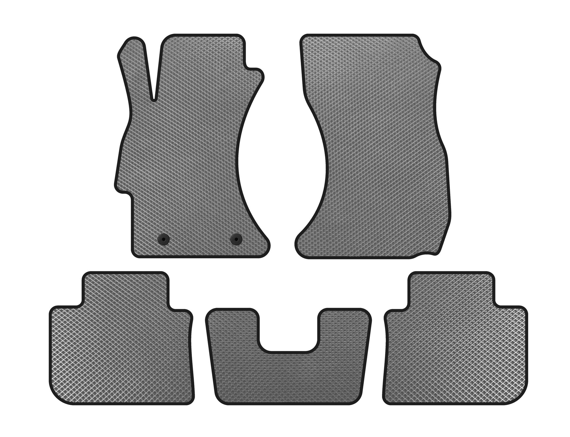 EVA Floor Mats (SD, Gray) for Subaru WRX 2014- - image 1