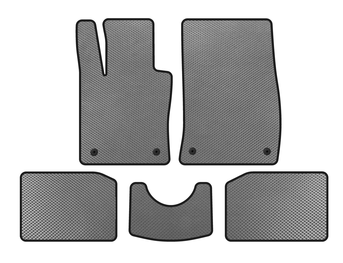 EVA Floor Mats (SD Trim, Gray) for Mini Countryman R60 2010-2017 - image 1