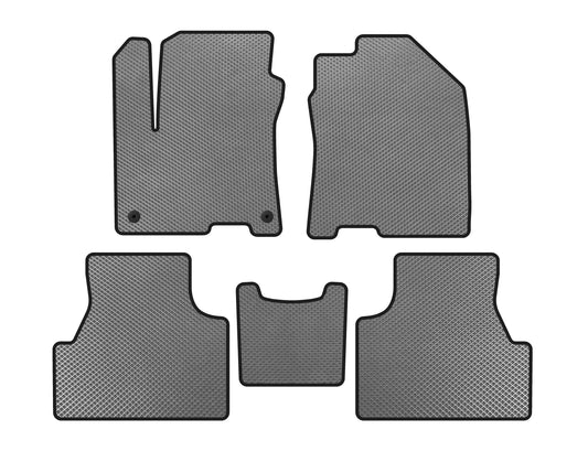 EVA Floor Mats (2019-2020, Electro, Gray) for Hyundai Encino EV 2019- - image 1