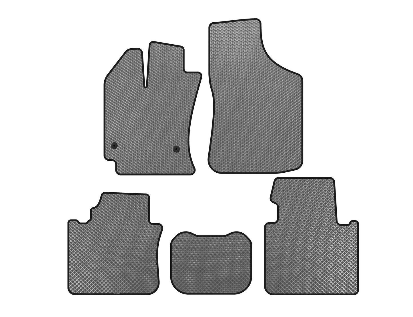 EVA Floor Mats (Gray) for Toyota Venza 2008-2017 - image 1