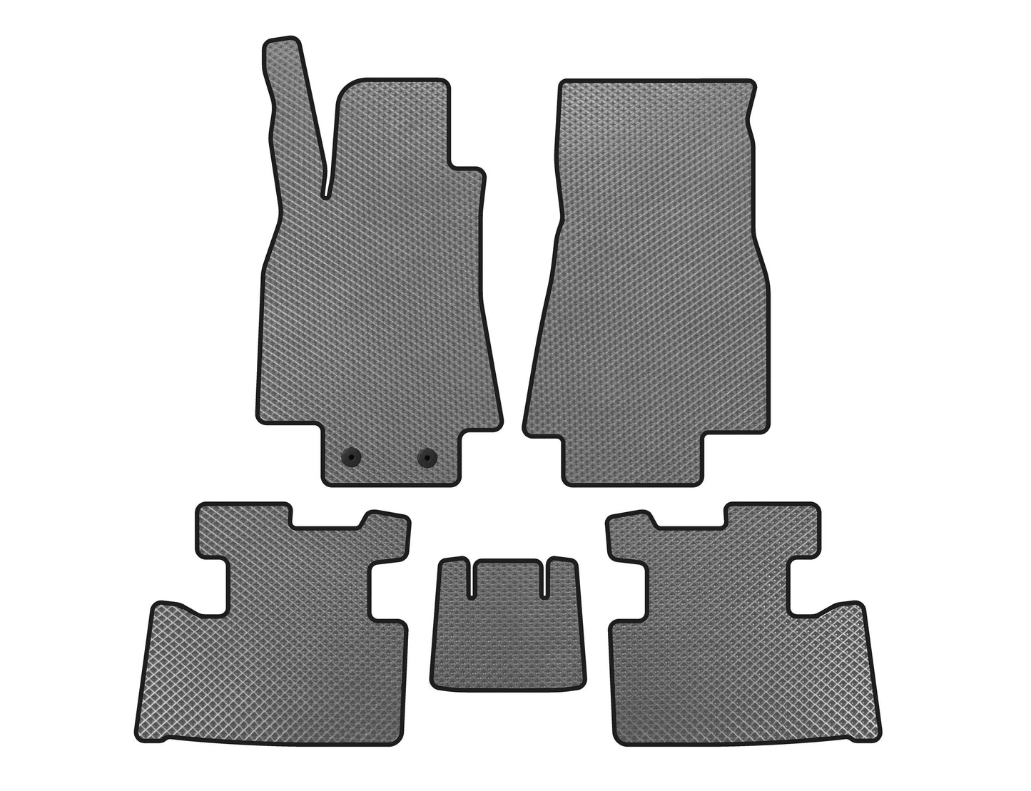 EVA Floor Mats (2004-2008, HB, 5-Door, Gray) for Mercedes A-сlass W169 2004-2012 - image 1