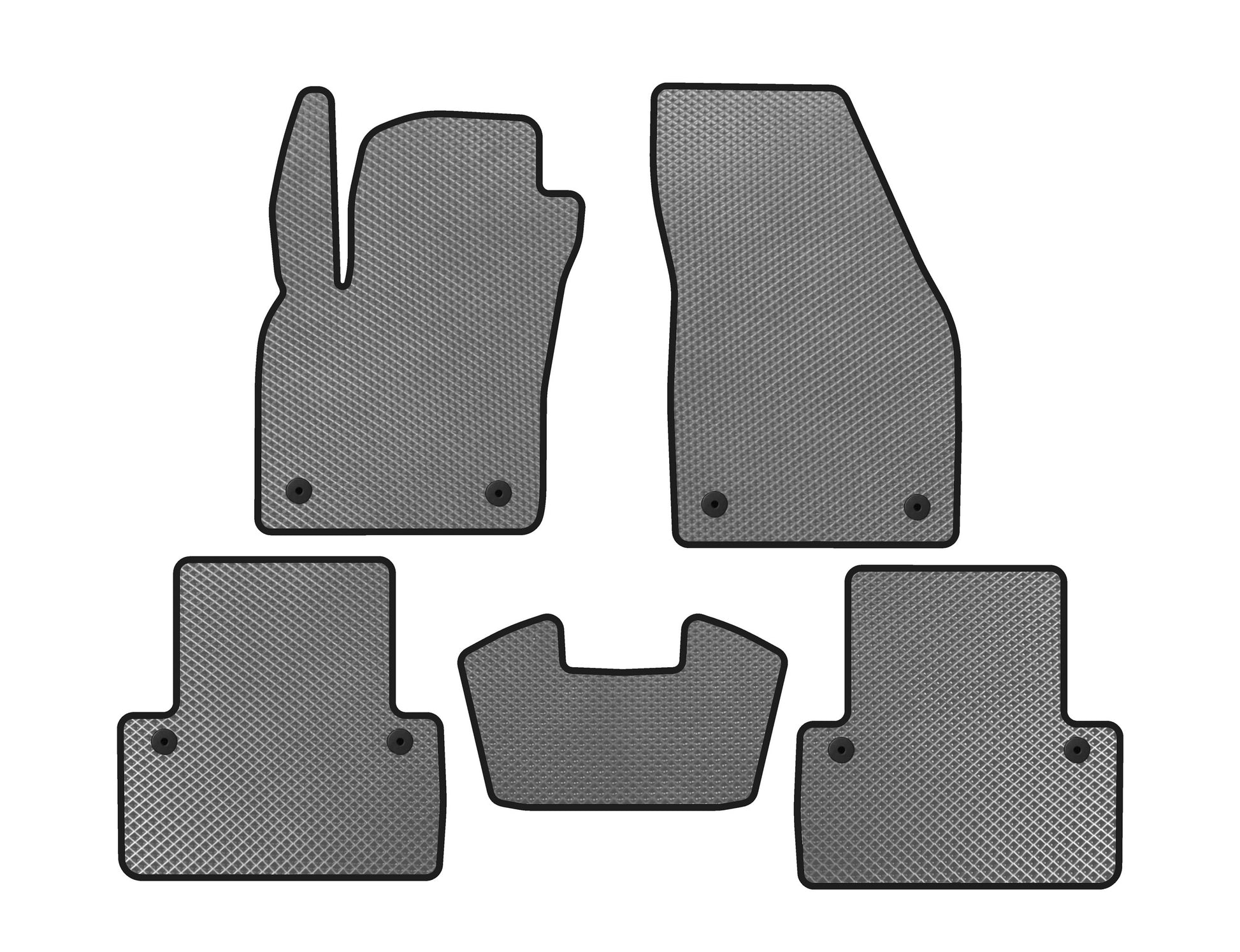 EVA Floor Mats (2007-2012, SW, Gray) for Volvo V50 2004-2012 - image 1