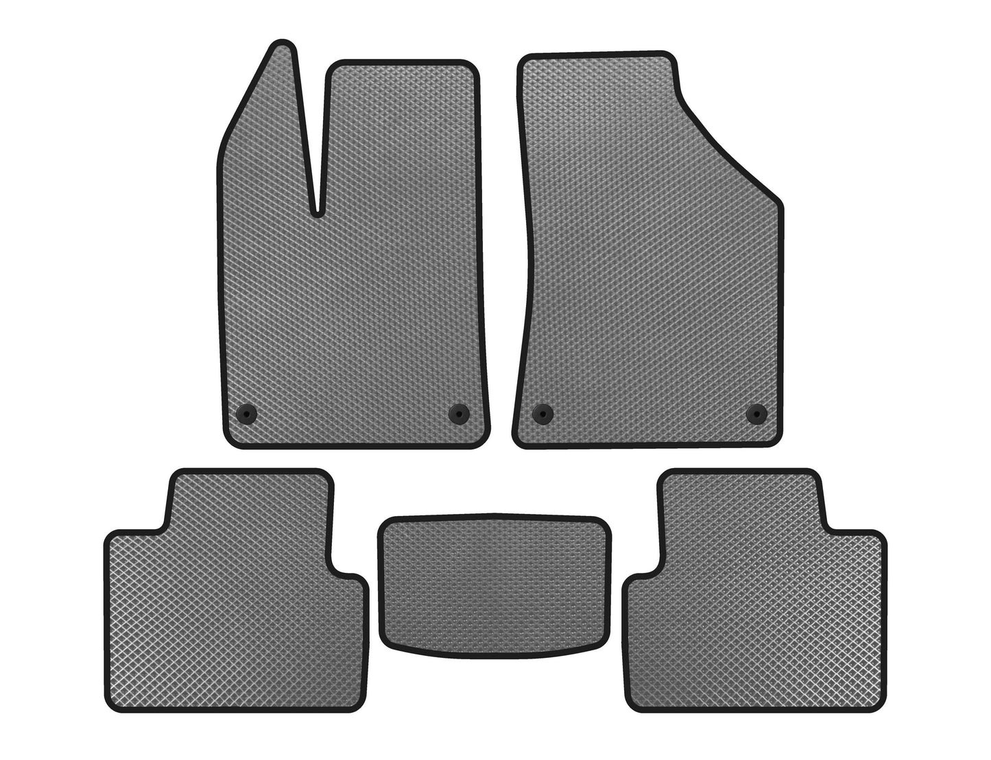 EVA Floor Mats (Gray) for Chrysler 200 I 2010-2014 - image 1