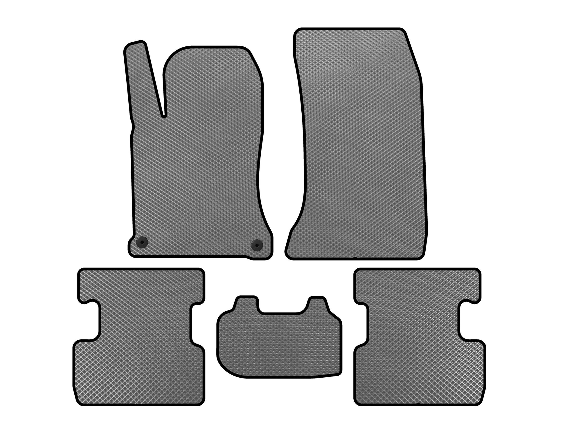 EVA Floor Mats (Gray) for Mercedes GLA X156 2014-2019 - image 1