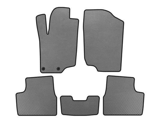 EVA Floor Mats (HB, 5-Door, Gray) for Peugeot 207 2006-2014 - image 1