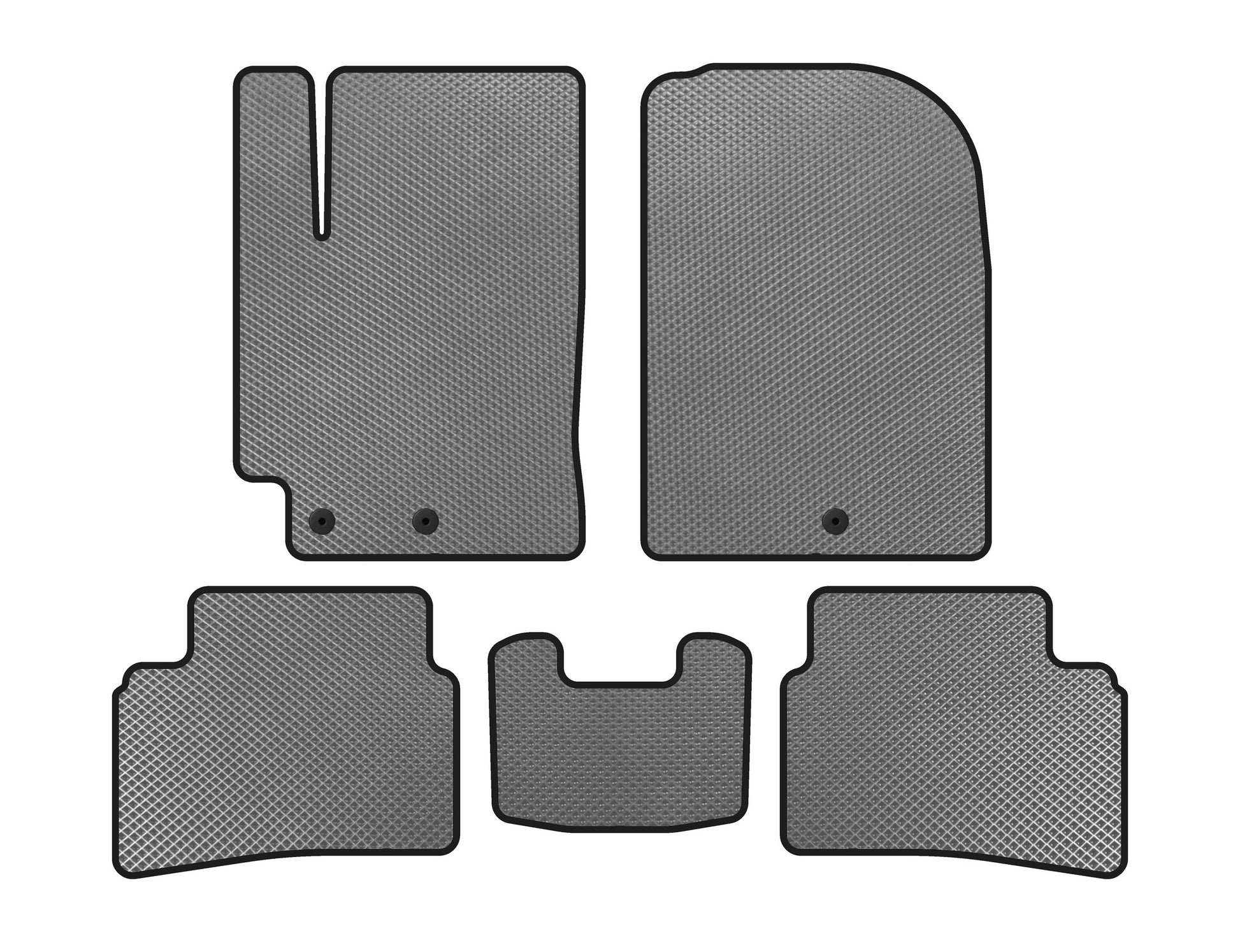 EVA Floor Mats (2019+, Gray) for Kia Stonic 2017- - image 1
