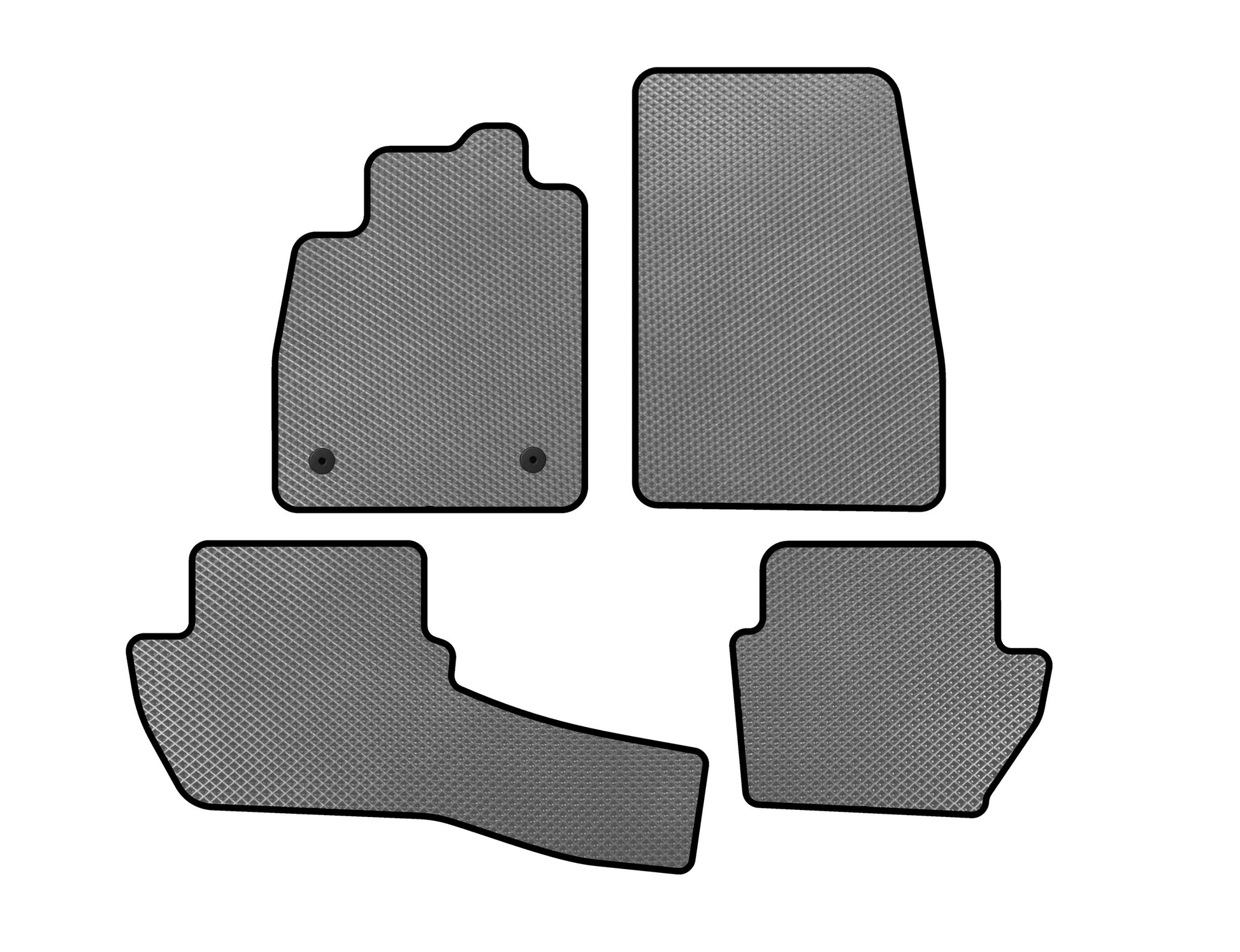 EVA Floor Mats (Gray) for Ford Fiesta 2017- - image 1