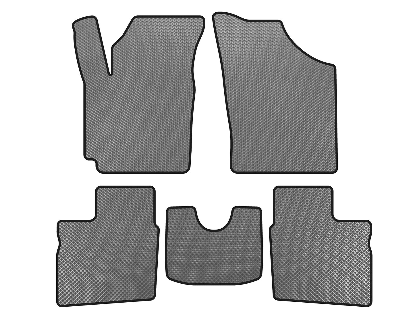 EVA floor mats (2005-2009, SD, Gray) for Geely CK-1 - image 1