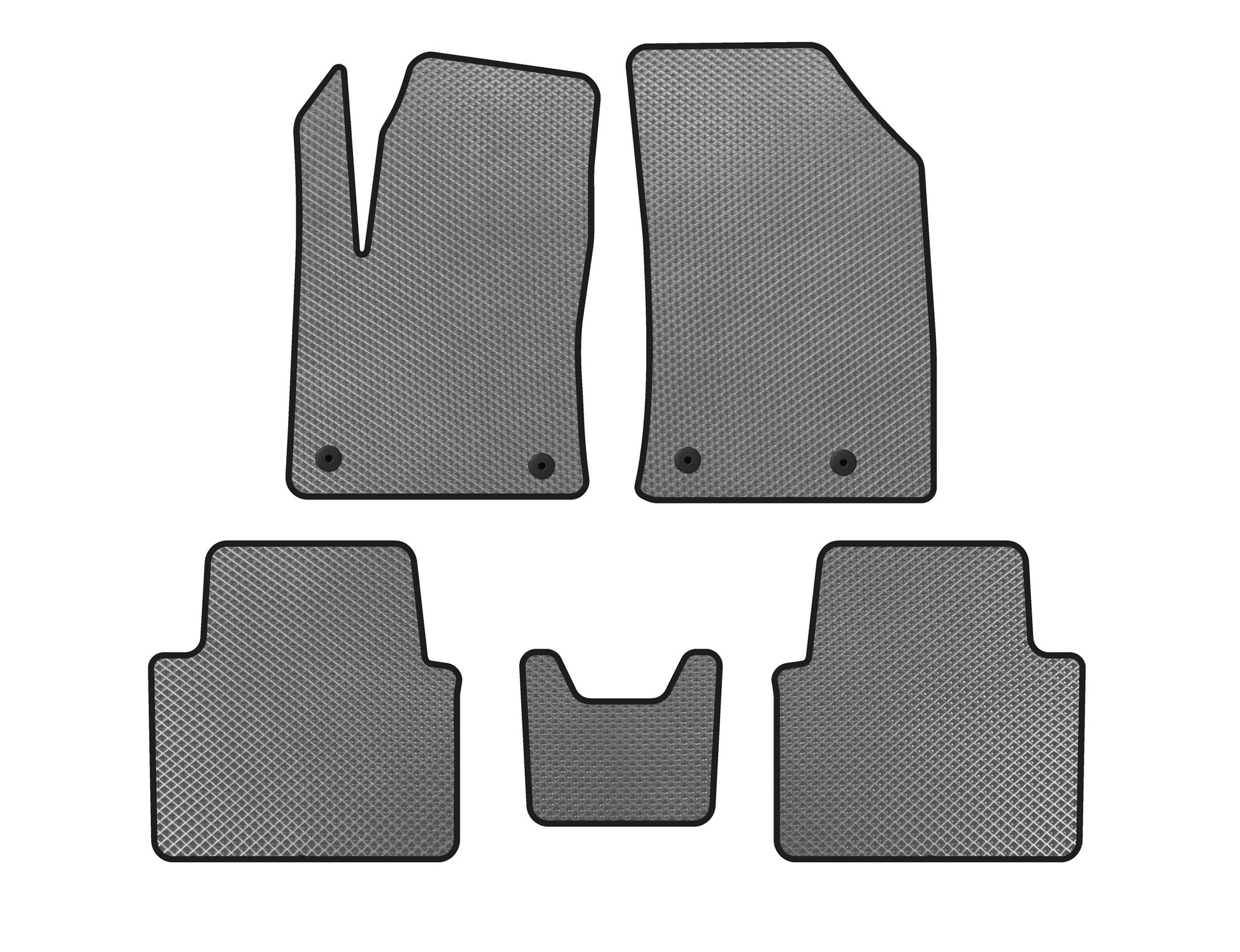 EVA Floor Mats (Gray) for Citroen C-3 Aircross 2017-2021 - image 1