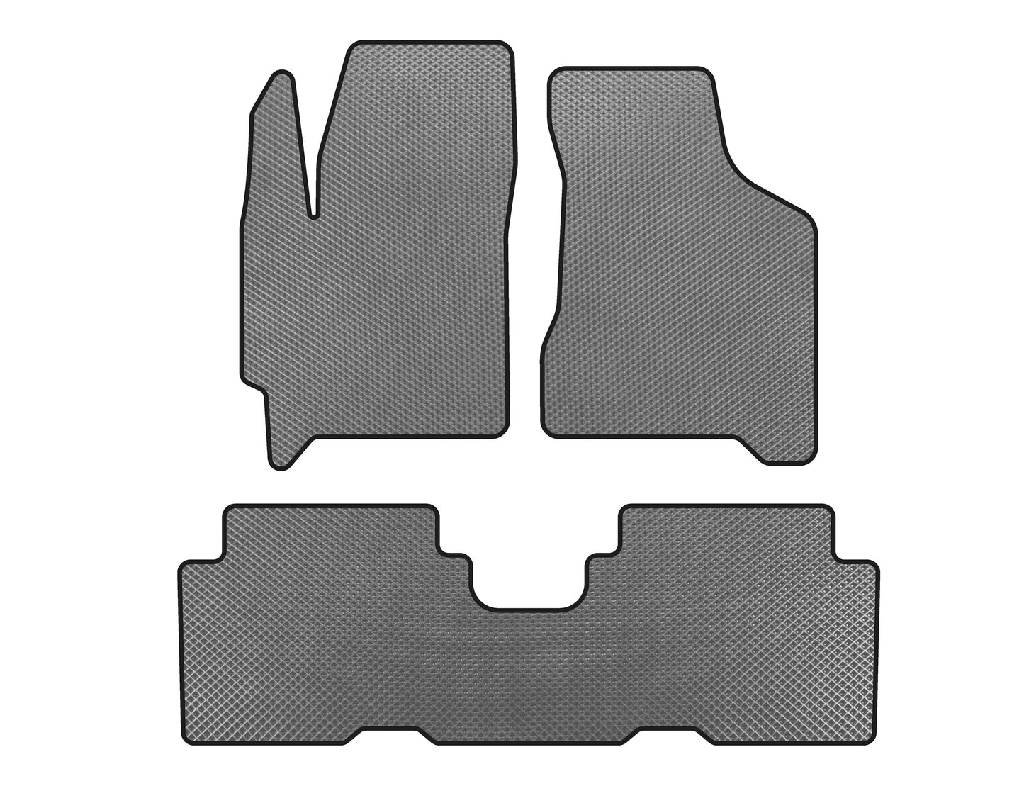 EVA Floor Mats (Gray) for Kia Carens 1999-2012 - image 1