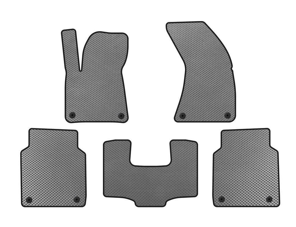 EVA Floor Mats (Long, Gray) for Audi A8 2010-2018 - image 1