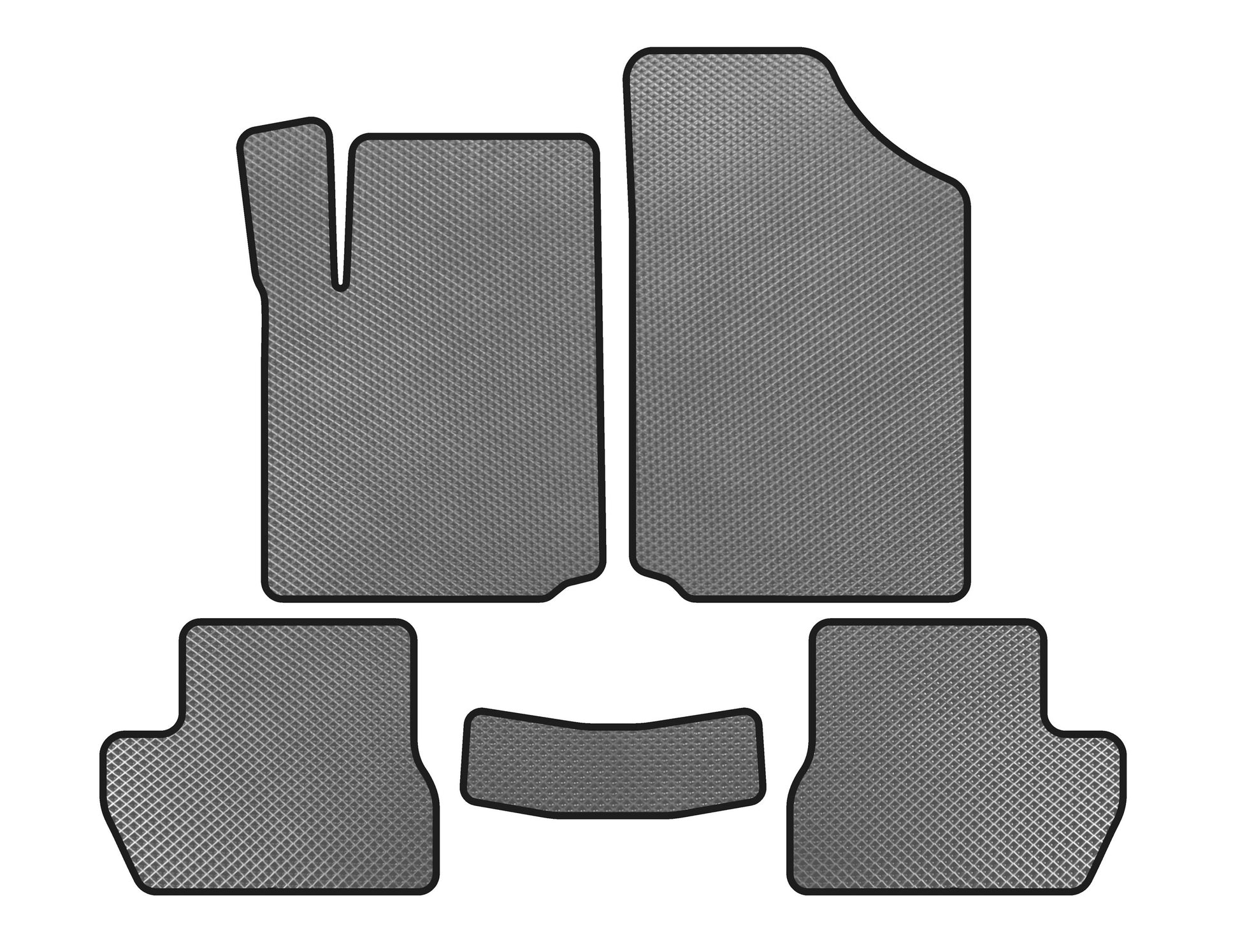 EVA Floor Mats (Gray) for Citroen C-2 2003-2009 - image 1