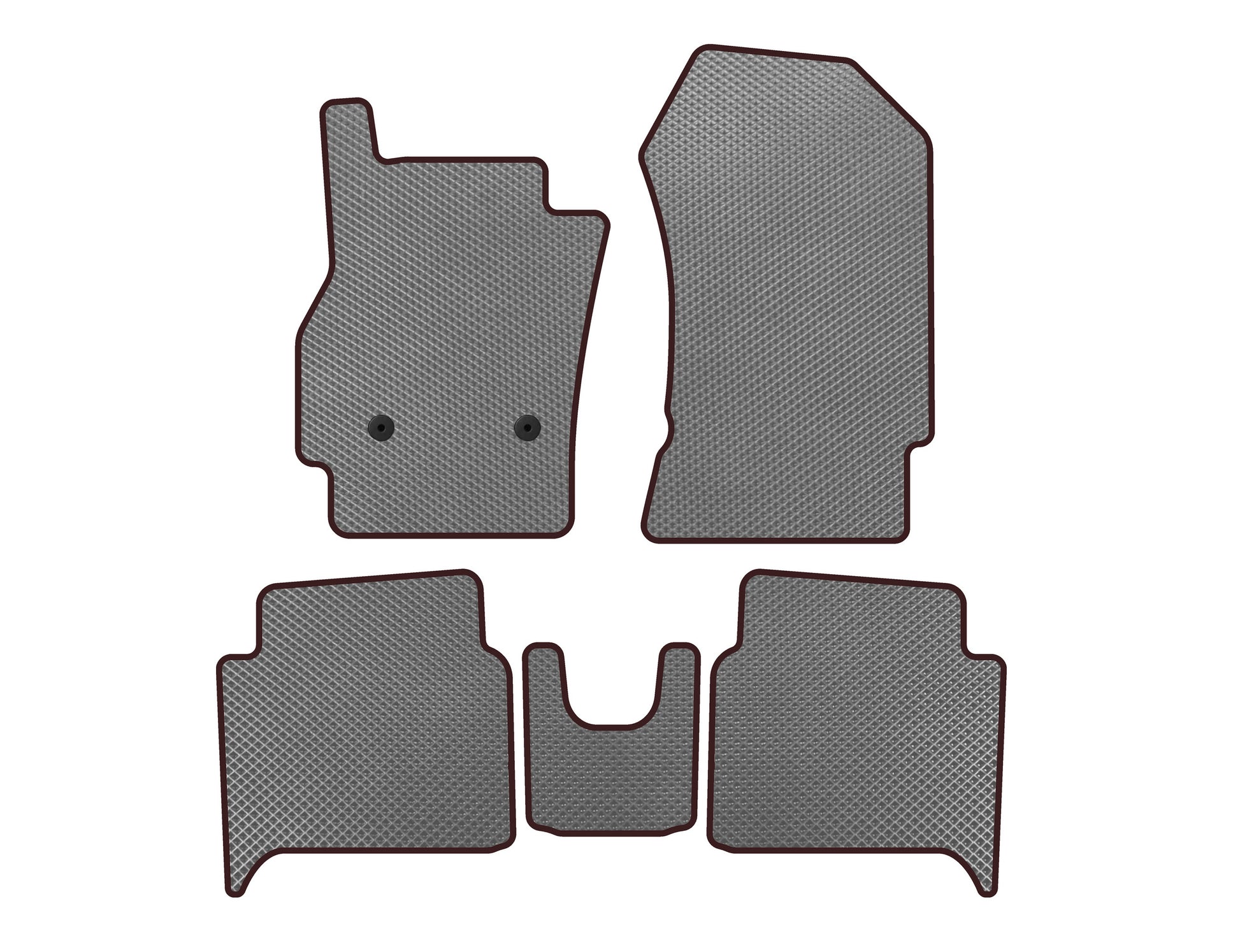 EVA Floor Mats (HB, Gray) for Renault Zoe 2012-2019 - image 1