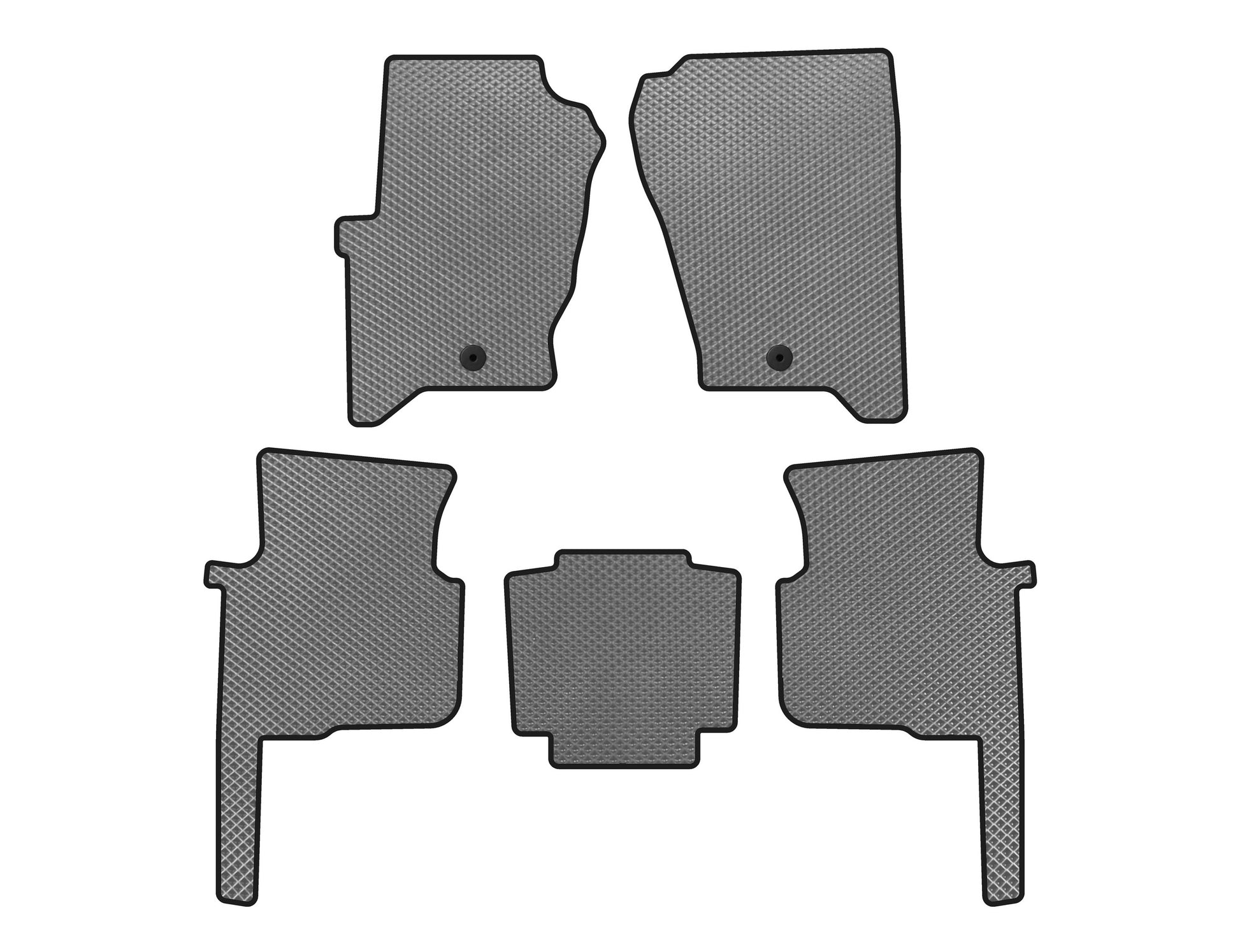 EVA Floor Mats (Gray) for Land Rover Discovery III 2004-2009 - image 1