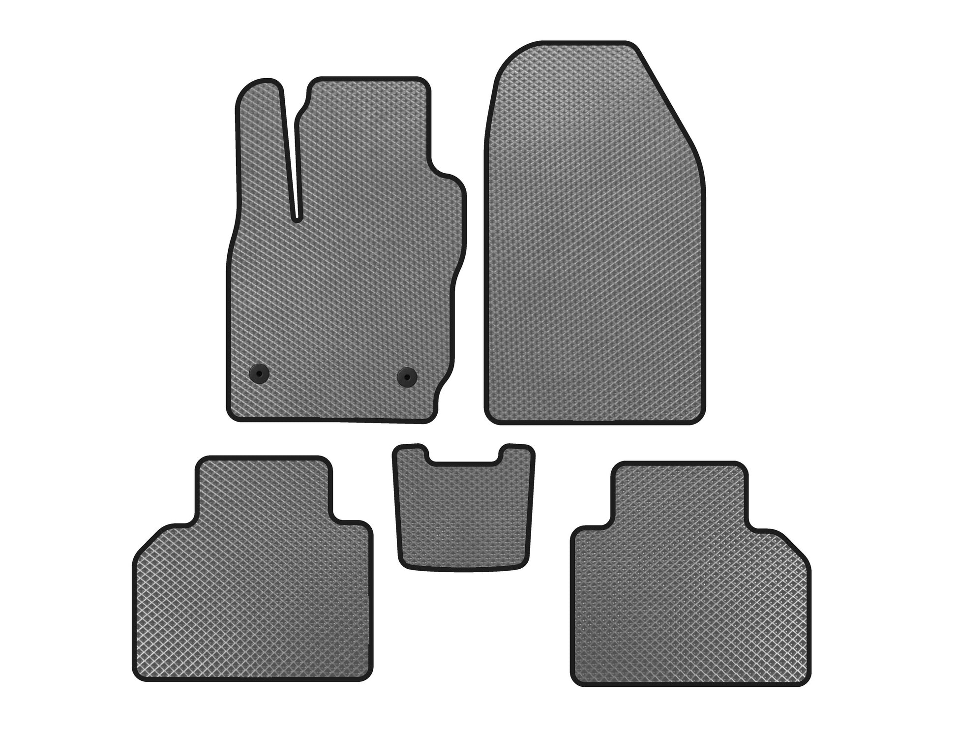 EVA Floor Mats (Gray) for Ford Courier 2014-2023 - image 1