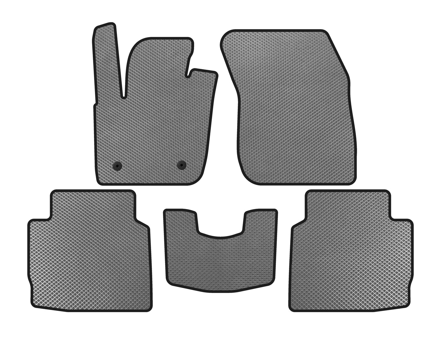 EVA Floor Mats (2016-2020, SD, Gray) for Lincoln MKZ 2012-2020 - image 1