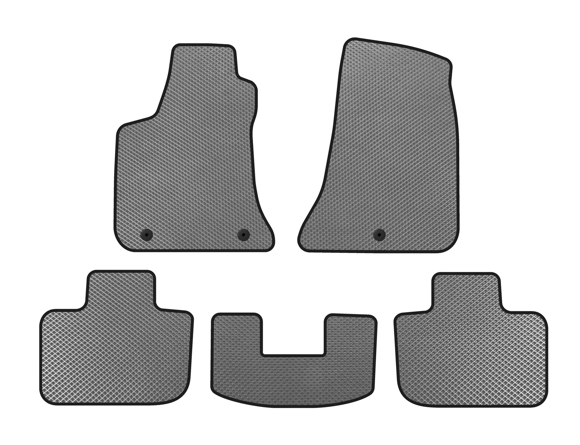 EVA Floor Mats V1 (Gray) for Chrysler C300 2011-2023 - image 1