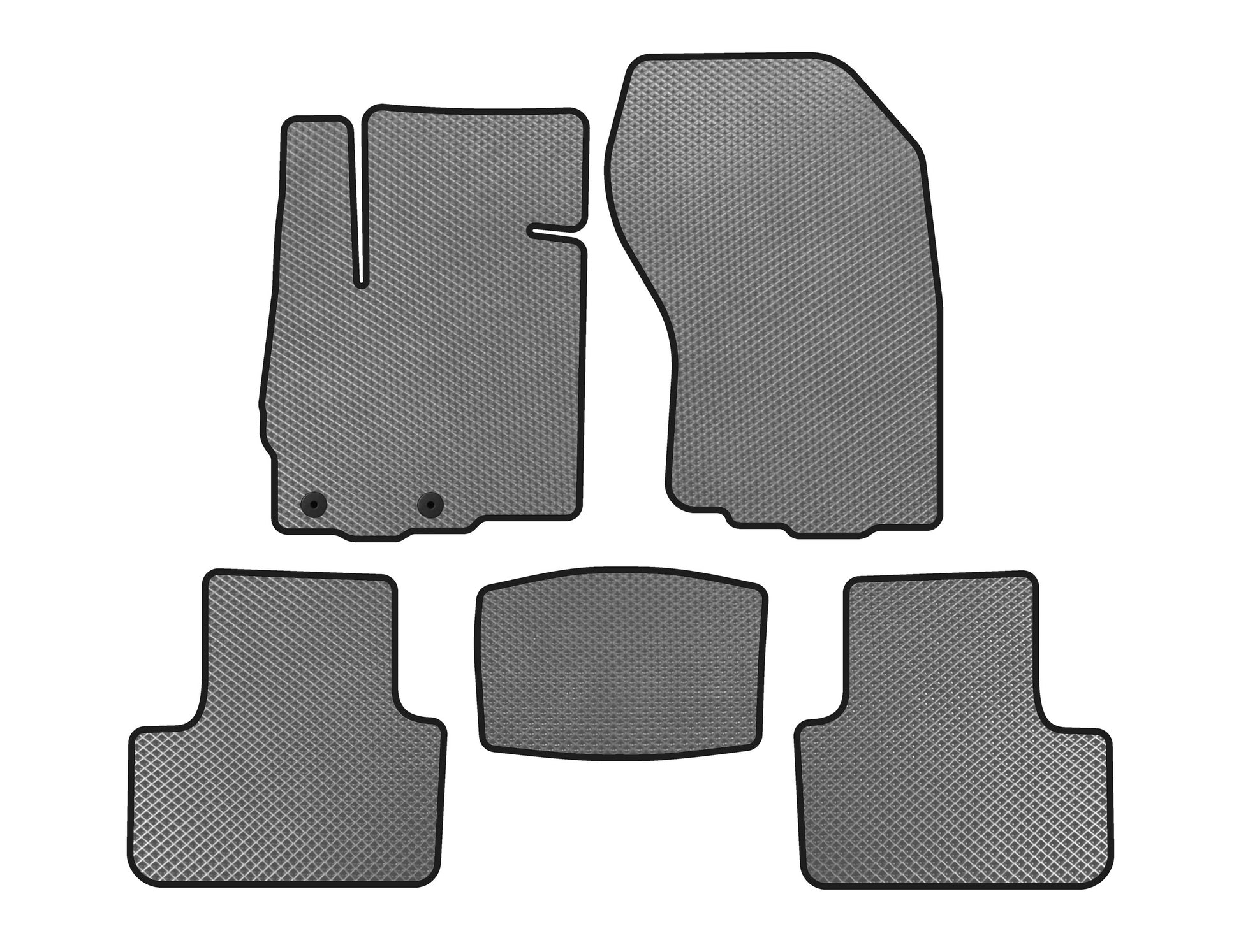EVA Floor Mats (Gray) for Peugeot 4008 2012-2017 - image 1