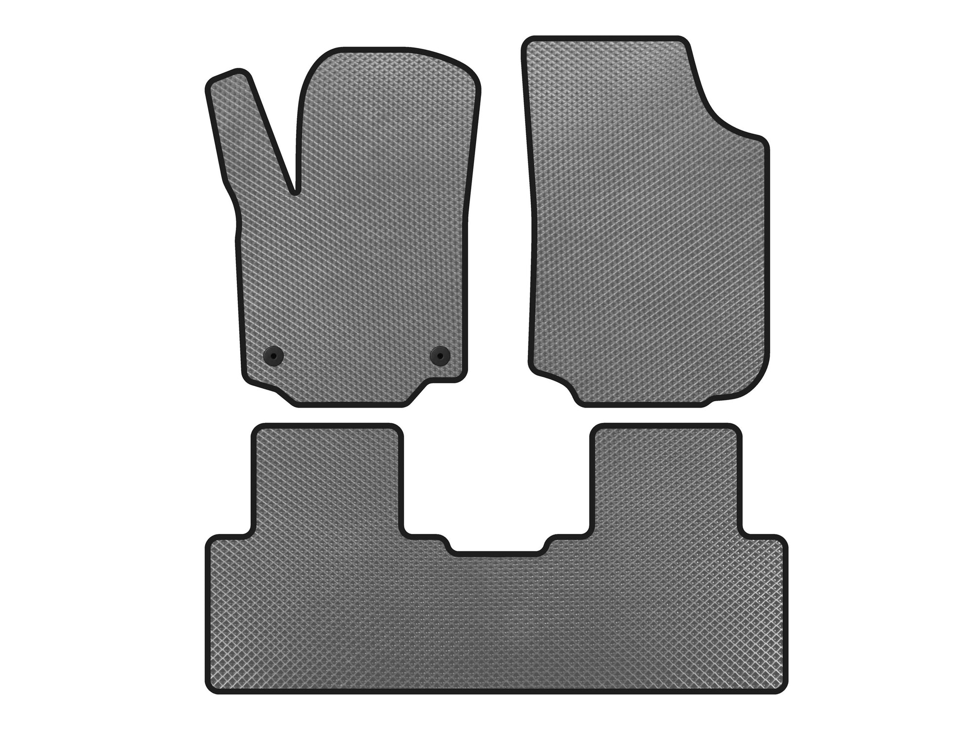 EVA Floor Mats (Gray) for GMC Terrain 2017– - image 1