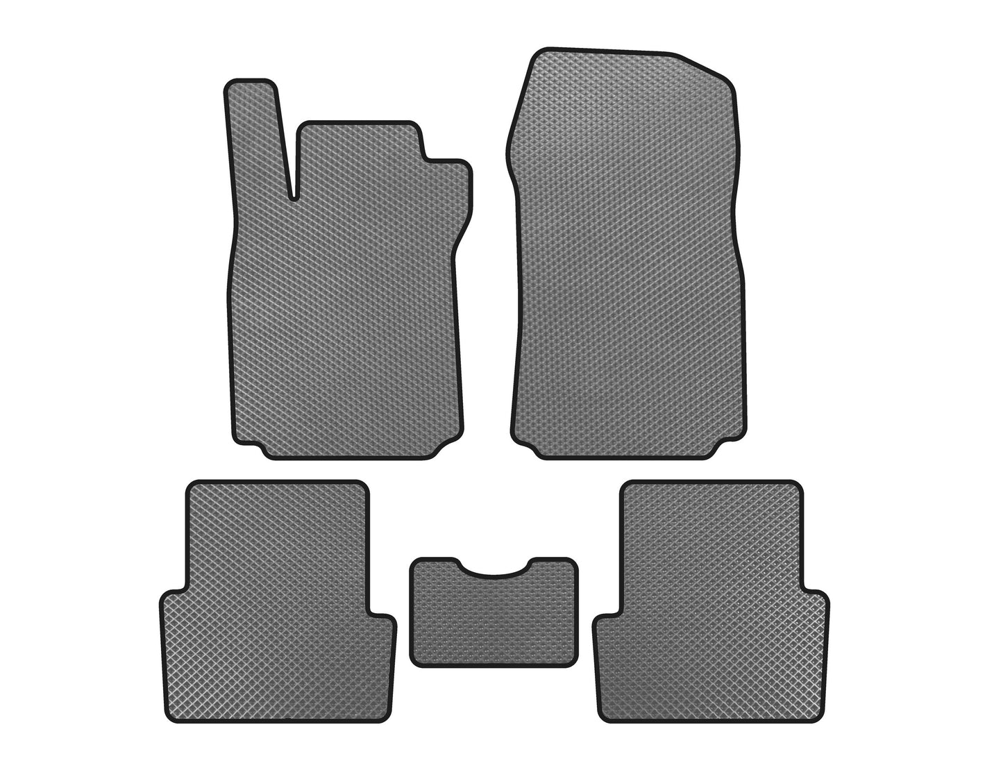 EVA Floor Mats (Gray) for Renault Modus 2005-2012 - image 1