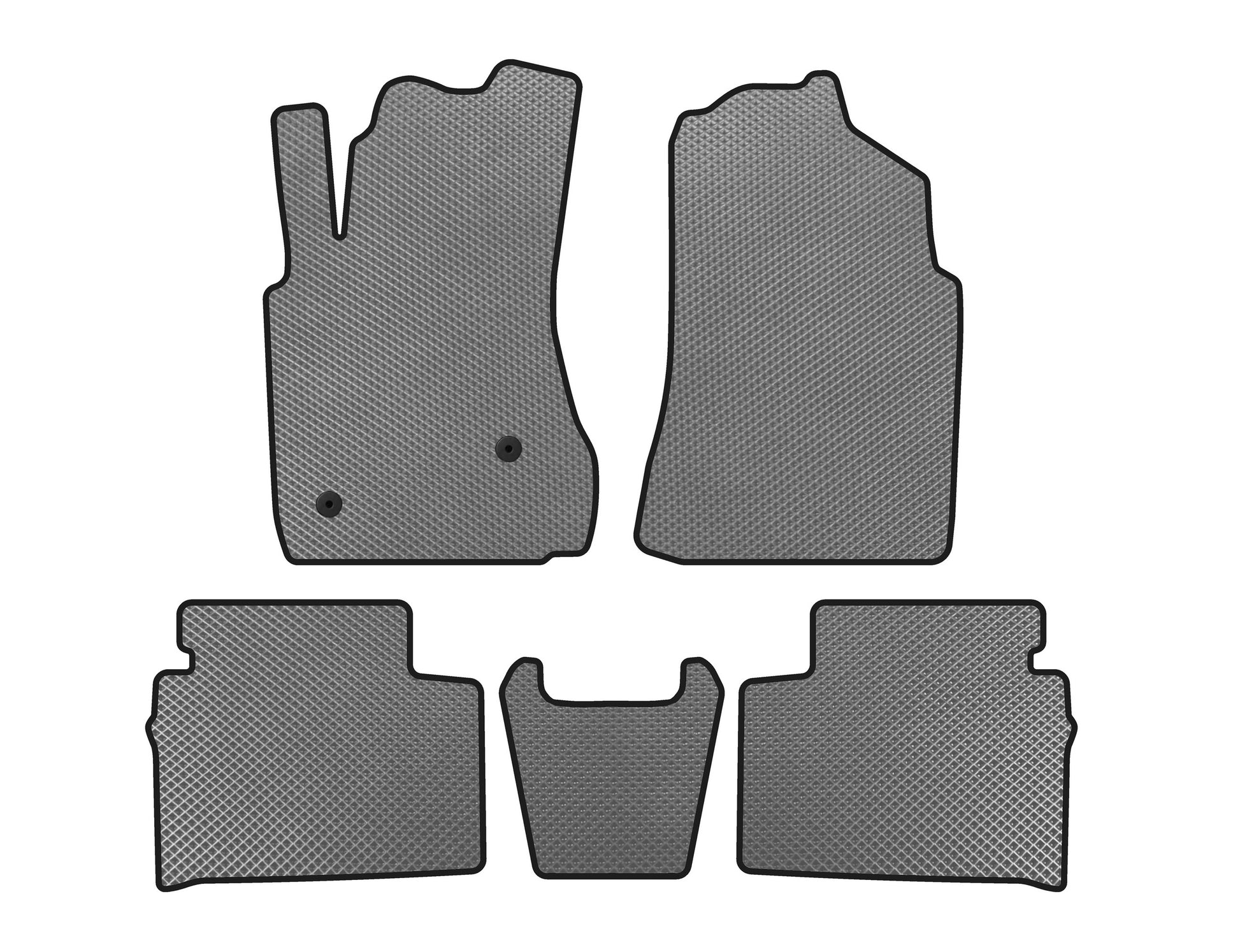 EVA Floor Mats (Gray) for FAW Besturn X80 2013-2020 - image 1