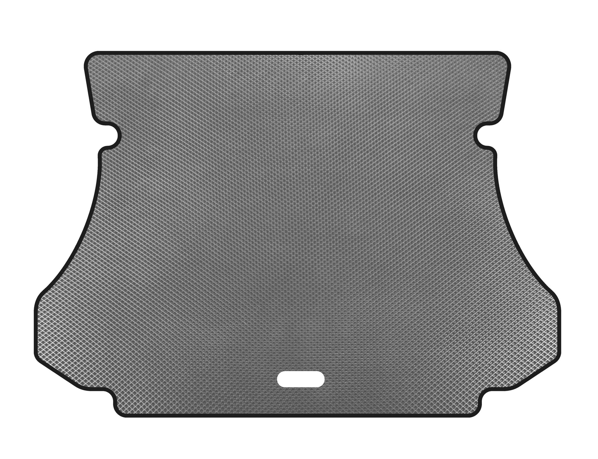 Trunk mat (Grey) for Hyundai Santa Fe 1 2000-2006 - image 1