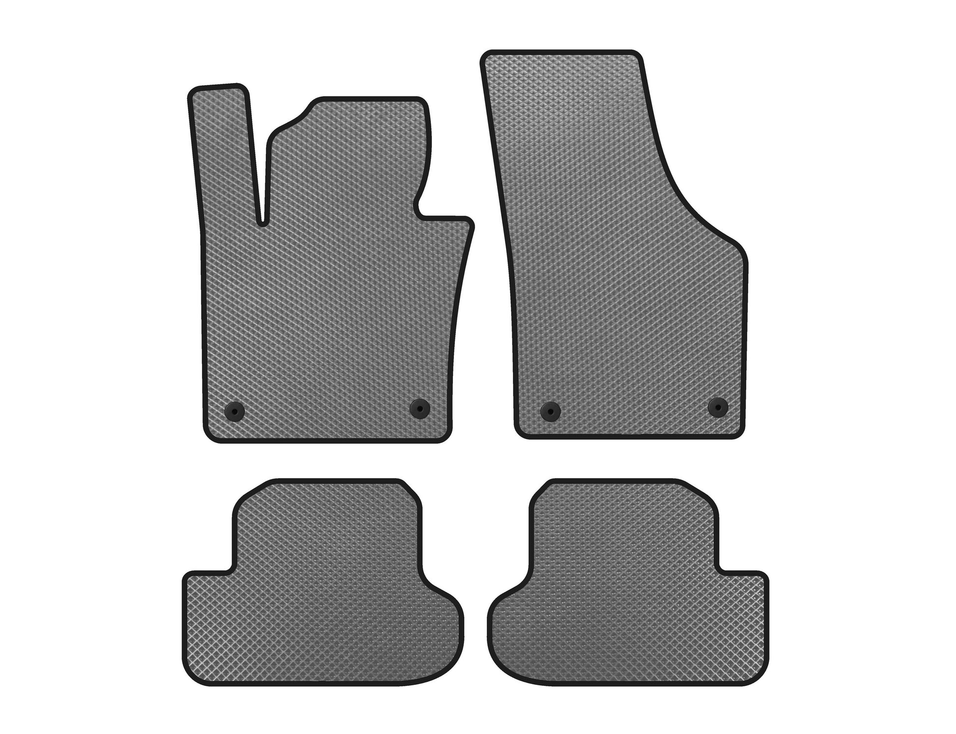 EVA Floor Mats (HB, Gray) for Volkswagen Beetle 2011-2015 - image 1