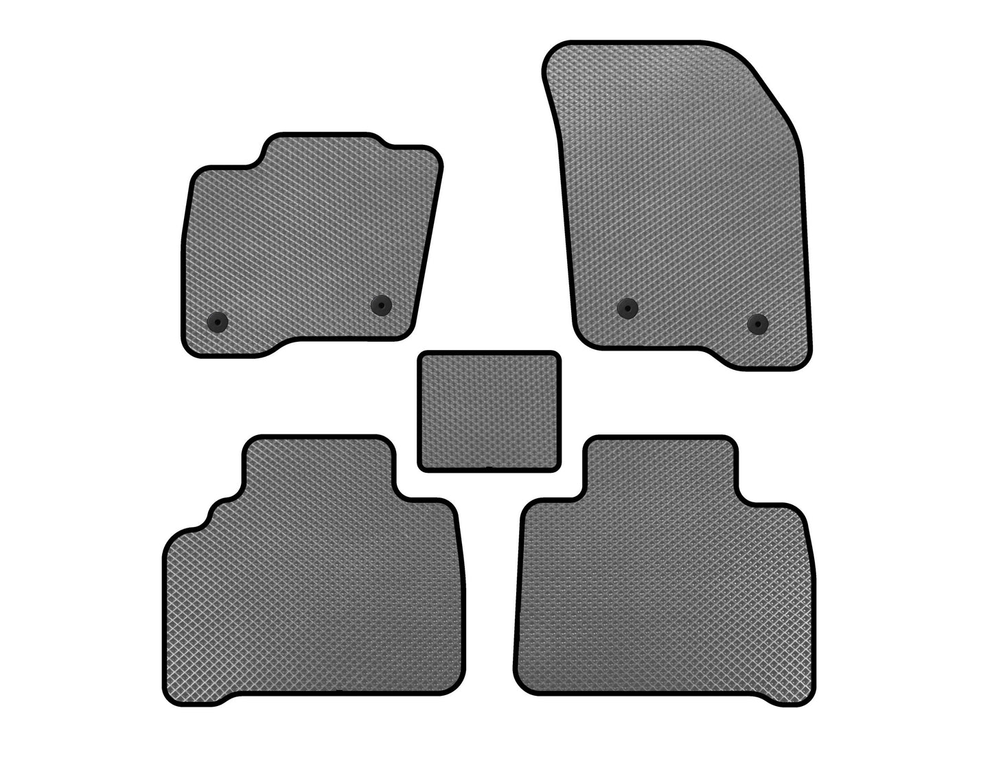 EVA Floor Mats (Gray) for Ford S-Max 2015- - image 1