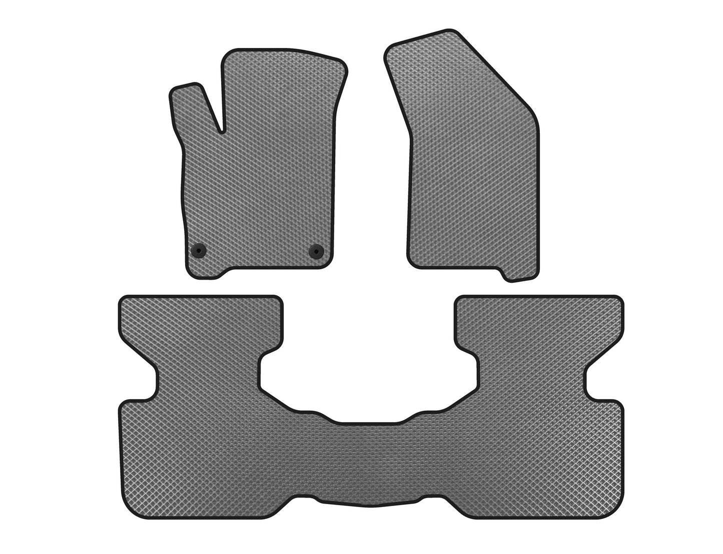 EVA Floor Mats (2011-2016, Gray) for Fiat Freemont 2011-2016 - image 1