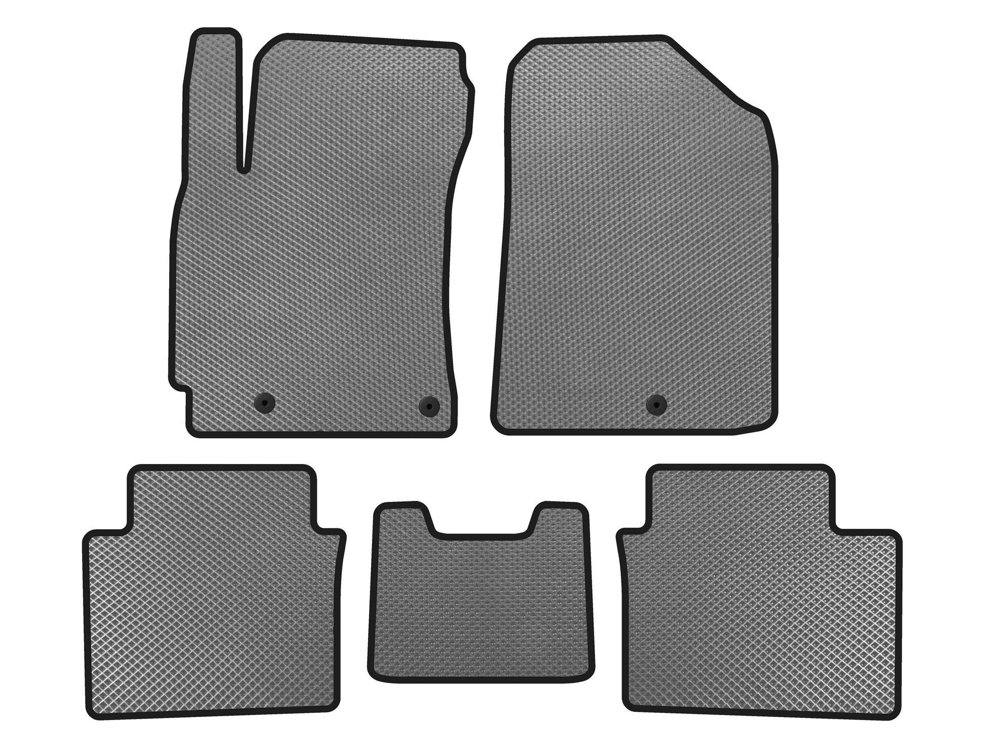 EVA Floor Mats (2018-2021, Gray) for Kia Forte 2008–2024 - image 1