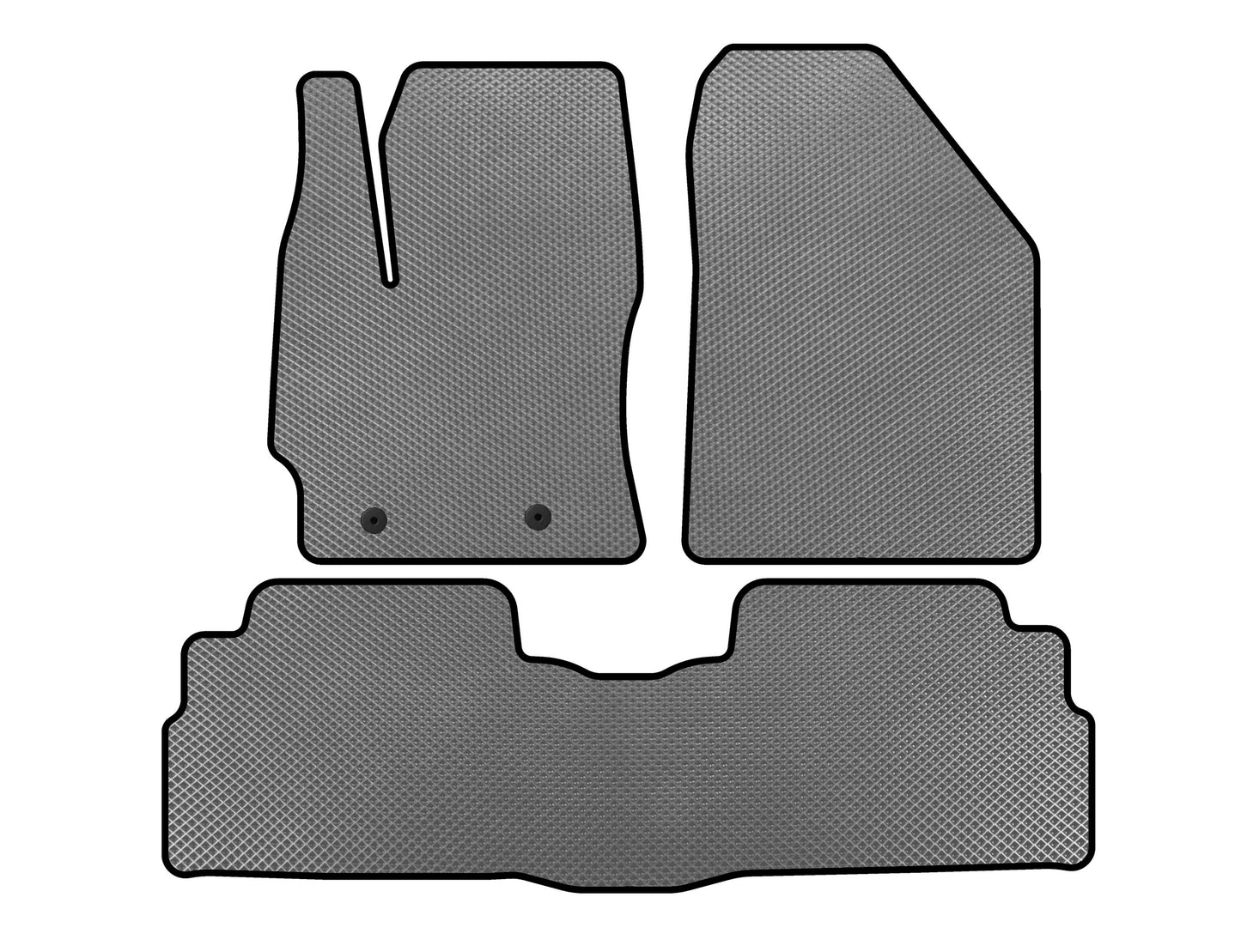 EVA Floor Mats (2 Rows, 7-Seater, Grey) for Toyota Verso 2009–2018 - image 1