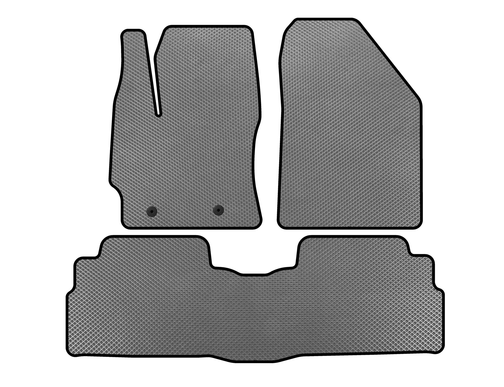 EVA Floor Mats (2 Rows, 7-Seater, Grey) for Toyota Verso 2009–2018 - image 1